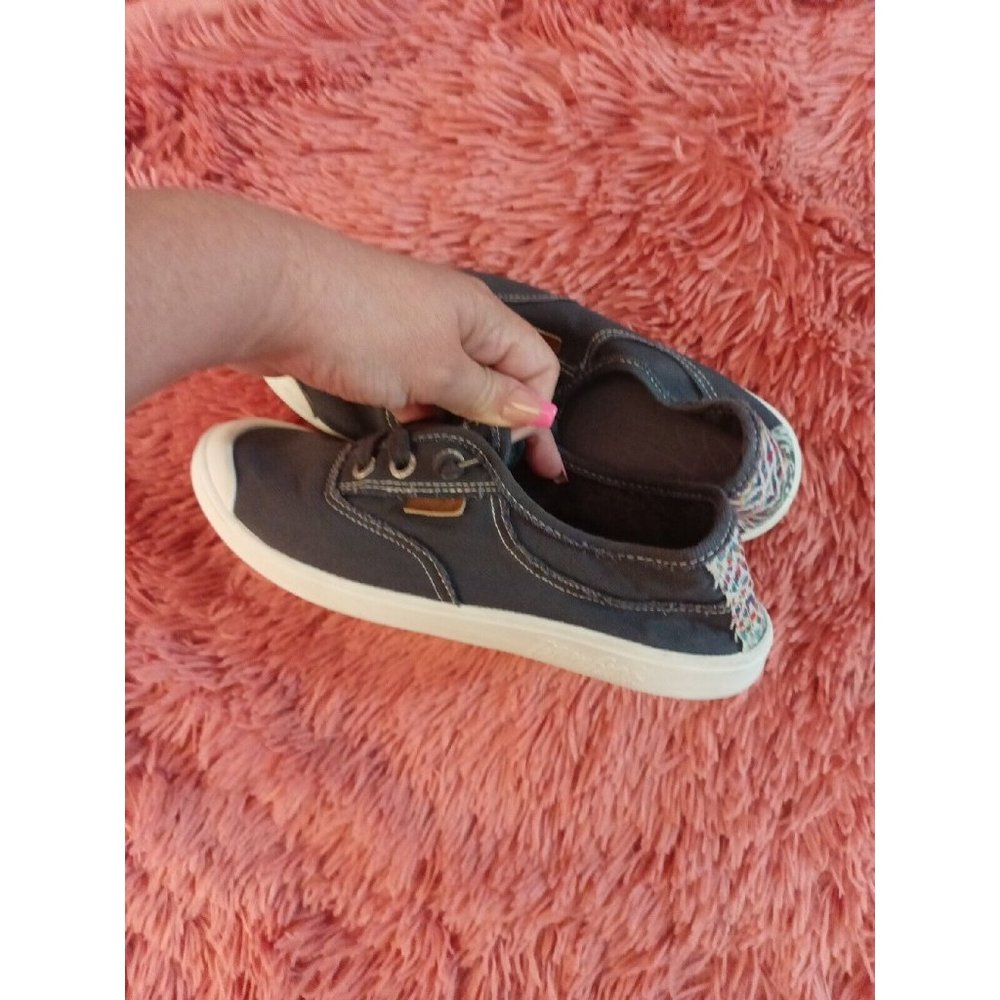 Women's Blowfish Denim Look Distressed Multicolored Back Slip On Shoes Size 7.5 - Picture 7 of 8